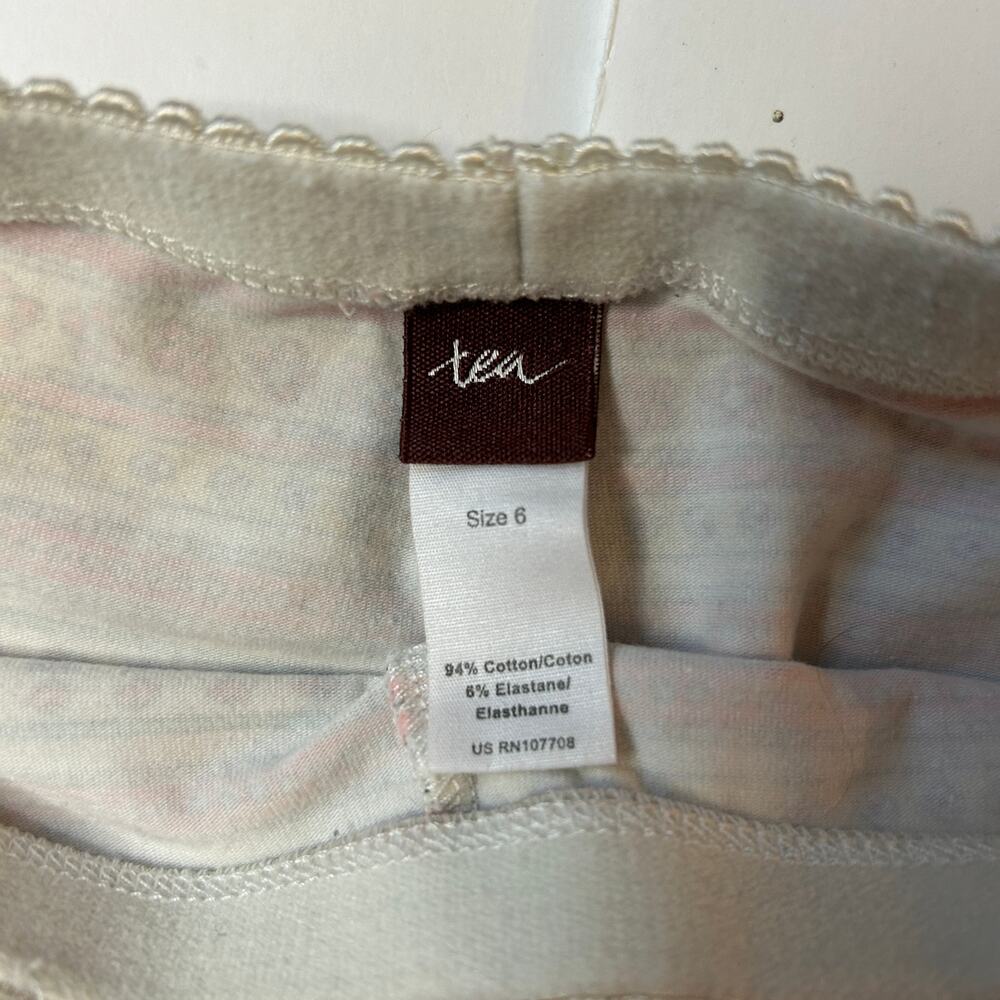 Tea Collection Cropped Leggings 6Y - Picture 4 of 5